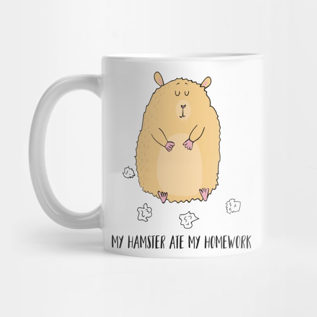 My Hamster Ate My Homework by Dreamy Panda Designs